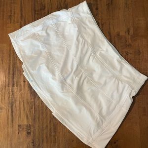 Lululemon Pace Rival Skirt, white, size 10